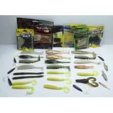 Lotto Gomme assortite - Soft bait - recupero alluvione - Pesca - CD759