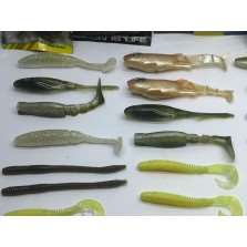 Lotto Gomme assortite - Soft bait - recupero alluvione - Pesca - CD759