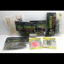 Lotto Gomme assortite - Soft bait - recupero alluvione - Pesca - CD765