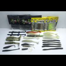 Lotto Gomme assortite - Soft bait - recupero alluvione - Pesca - CD769