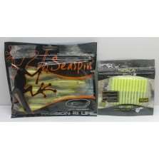 Lotto Gomme assortite - Soft bait - recupero alluvione - Pesca - CD758