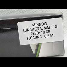 Minnow VIPER - 110 mm - 10 g - Azione Floating 0,5 m - CD793