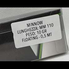 Minnow VIPER - 110 mm - 10 g - Azione Floating 0,5 m - CD795