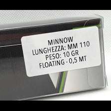 Minnow VIPER Akara - 110 mm - 10 g - Azione Floating 0,5 m - CD796