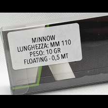 Minnow VIPER Akara - 110 mm - 10 g - Azione Floating 0,5 m - CD797