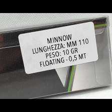 Minnow VIPER - 110 mm - 10 g - Azione Floating 0,5 m - CD798