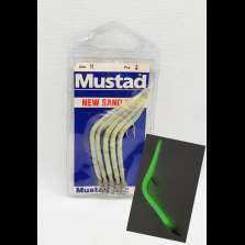 Codine in silicone montate con amo MUSTAD Size M - Spigole Traina Bombarda CD896