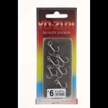 YO-ZURI - ancorette size 6 - treble hook -  6 pezzi - K9999/0044 - AZ529