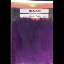 YO-ZURI - Piume MARABOU Purple per costruzione esche - Y234-PP - AZ488