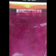 YO-ZURI - Piume MARABOU Red per costruzione esche - Y234-O - AZ491