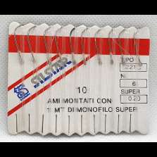 30 Ami montati con 1 metro filo super 0.20/0.25 - 221C/515N/5435B - N. 6 - CD924