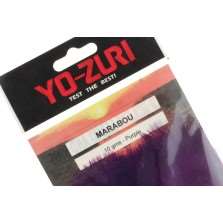 YO-ZURI - Piume MARABOU Purple per costruzione esche - Y234-PP - AZ488