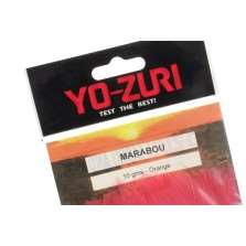 YO-ZURI - Piume MARABOU Orange per costruzione esche - Y234-O - AZ490