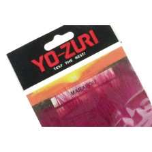 YO-ZURI - Piume MARABOU Red per costruzione esche - Y234-O - AZ491