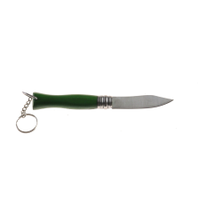 Coltellino tipo Opinel richiudibile manico in legno verde chiaro - 16 cm - AZ539