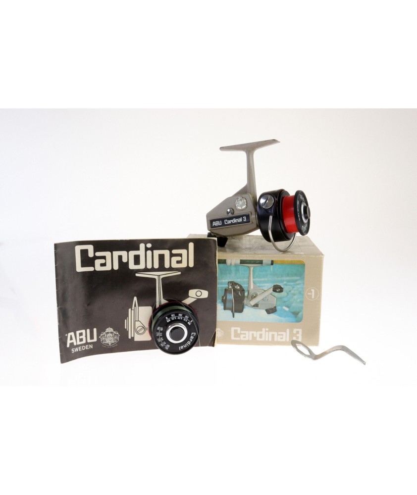 ABU CARDINAL 3 IN BOX + EXTRA SPOOL - OTTIME CONDIZIONI - CODE 800601 - MU082