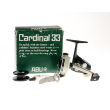 ABU CARDINAL 33 OTTONE OTTIME CONDIZIONI + BOX + EXTRA SPOOL Cod. 760301 - MU085