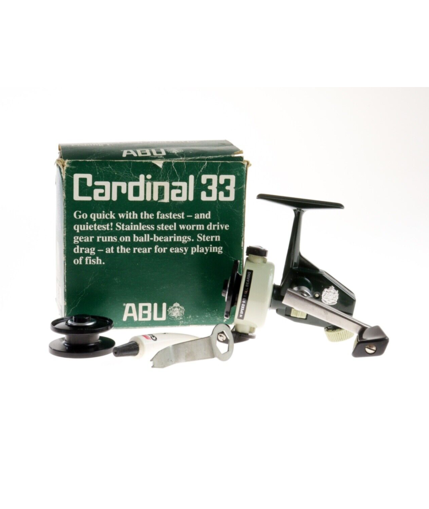 ABU CARDINAL 33 OTTONE OTTIME CONDIZIONI + BOX + EXTRA SPOOL Cod. 760301 - MU085