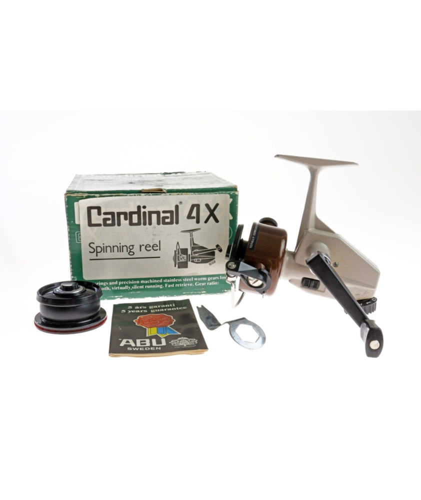 ABU CARDINAL 4X EXPRESS IN BOX + EXTRA SPOOL PARI AL NUOVO Cod. 810500 - MU086