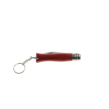 Coltellino tipo Opinel richiudibile manico in legno rosso - 16 cm  - AZ538