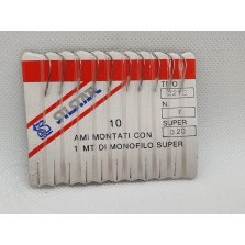 30 Ami montati con 1 metro filo super 0.20 - 221C/5435B - N. 7 - CD928