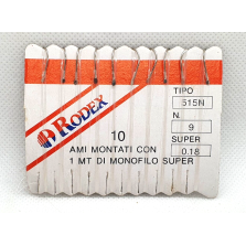 30 Ami montati con 1 metro filo super 0.18 - 515N - N. 9 - CD930