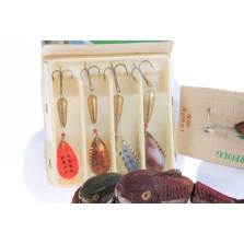 LOTTO da 18 VINTAGE LURES - GOOD CONDITIONS - VARIE MISURE -  AZ580