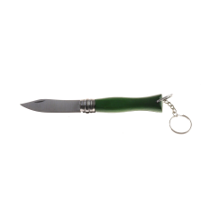 Coltellino tipo Opinel richiudibile manico in legno verde chiaro - 16 cm - AZ539