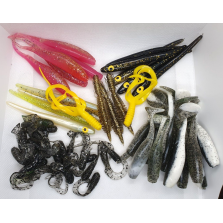 Lotto Gomme assortite - Soft bait - Esche morbide - Pesca - CD968