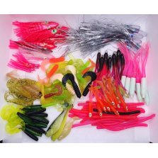 Lotto Gomme assortite - Soft bait - Esche morbide - Pesca - CD969