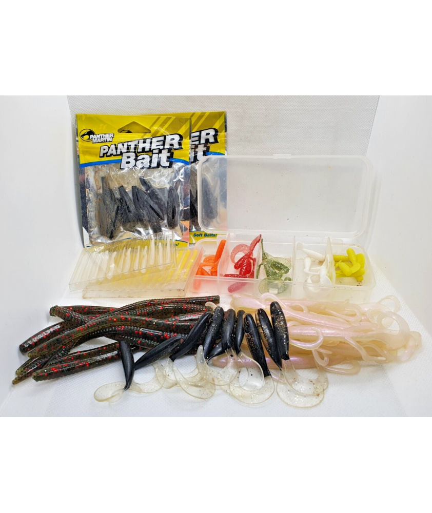 Lotto Gomme assortite - Soft bait - Esche morbide - Pesca - CD974