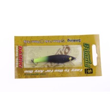 DAMIKI Minnow - Pirami 55S/009-1  - 3,5 g - 55 mm - Sinking - Green Tail - AZ610