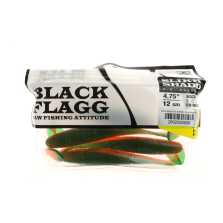 BLACK FLAGG - Slikk Shad BF008 - 4.75" - 12 cm - Perch Shad - 4 pezzi - AZ616