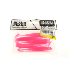 BLACK FLAGG - Slikk Shad BF004 - 3.75" 9,5 cm - Hot Pink Shad - 5 pezzi - AZ618