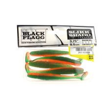 BLACK FLAGG - Slikk Shad BF008 - 3.75" 9,5 cm - Perch Shad - 5 pezzi - AZ624