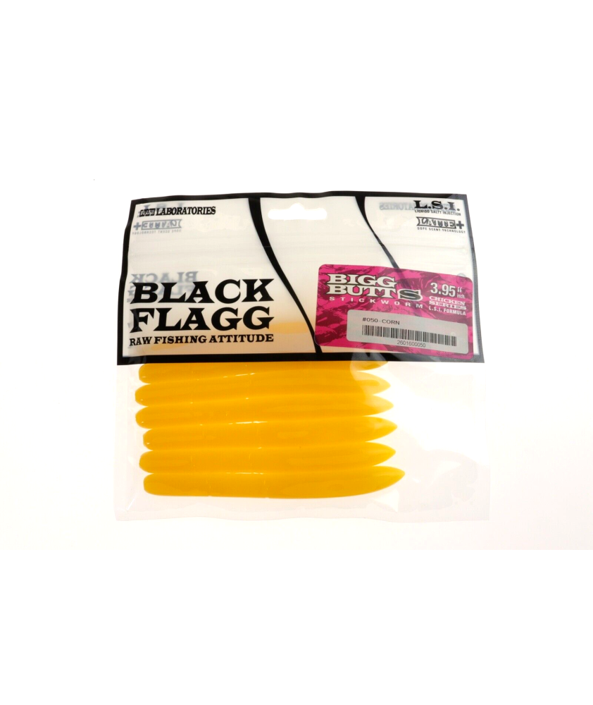 BLACK FLAGG - Big Butt S - 050 - 3.95" - 10 cm - Corn - 7 pezzi - AZ631