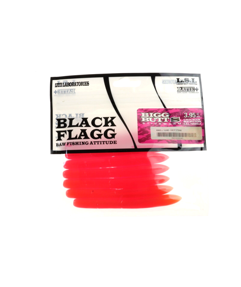 BLACK FLAGG - Big Butt S - BBS 040 - 3.95" - 10 cm - Hot Pink - 7 pezzi - AZ632