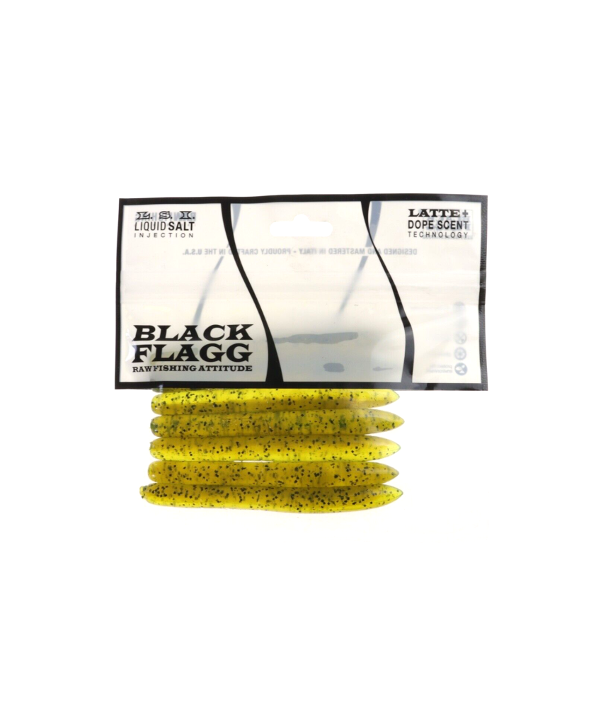 BLACK FLAGG - Big Butt S  - 3.95" - 10 cm - Green Glitter - 7 pezzi - AZ634