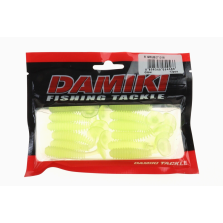 DAMIKI FISHING TACKLE - R Grub - 2" - 5,5 cm - Glow - 12 pezzi - AZ644