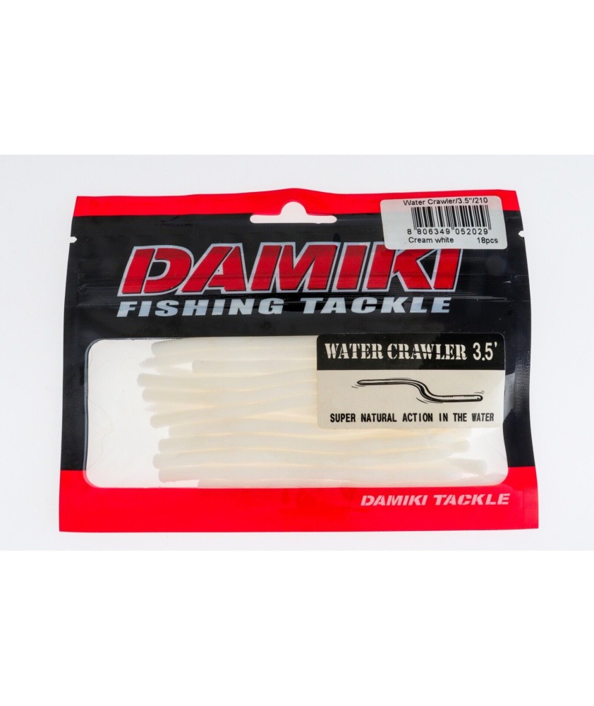 DAMIKI - Water Crawler  - 3.5" - 9 cm - Cream White - 18 pezzi - AZ650