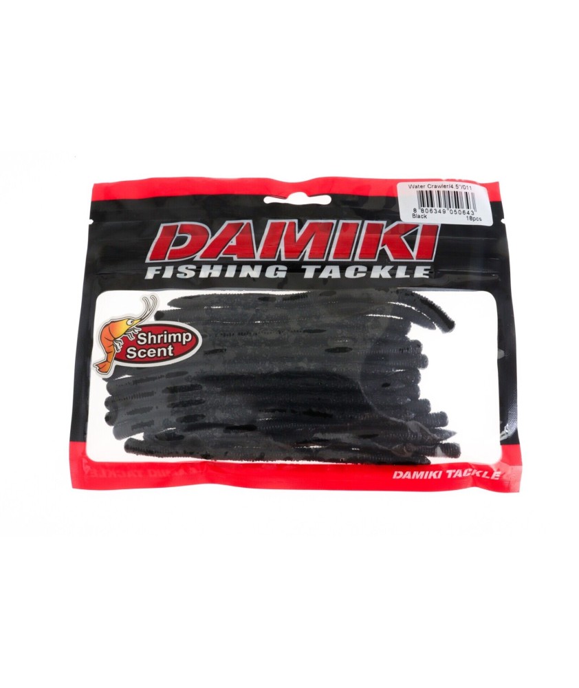 DAMIKI - Water Crawler  - 4.5" - 11,5 cm - Black - 18 pezzi - AZ651