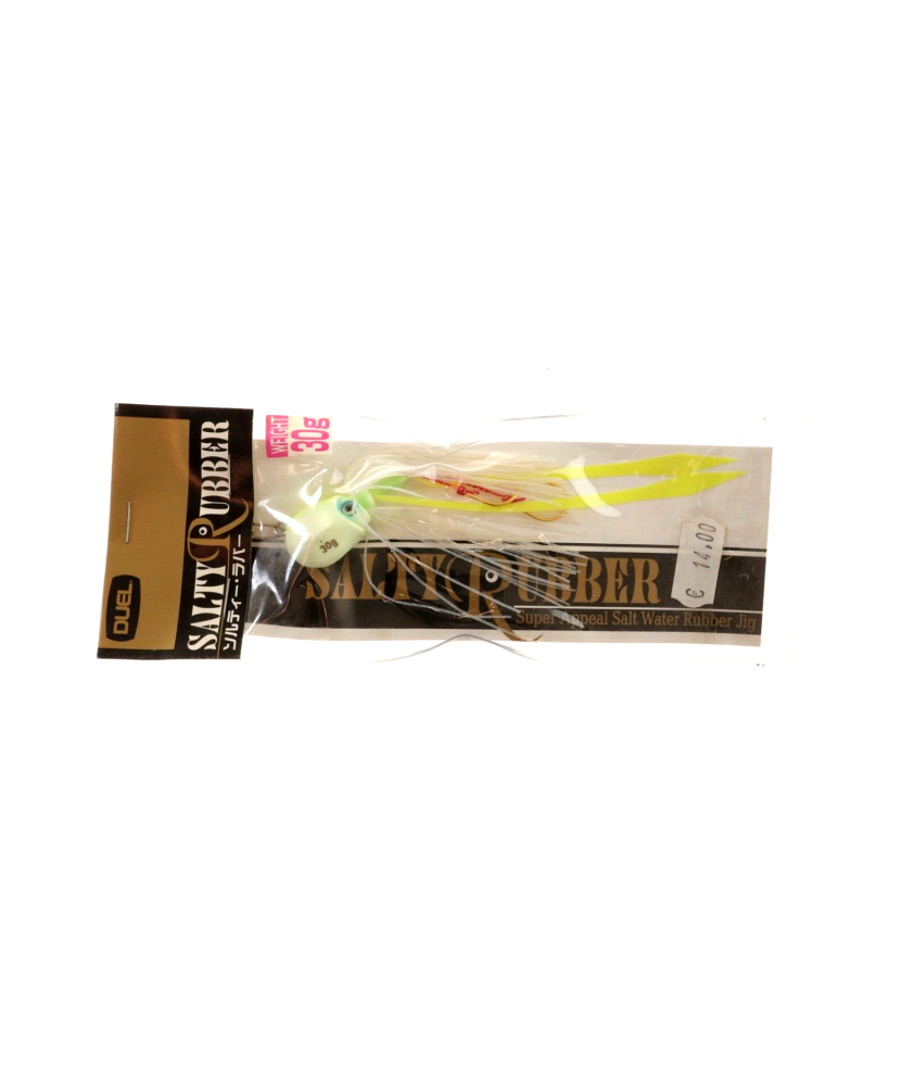 DUEL Salty Rubber Cast 30 g - Colore LSS0 Squid - Vertical jigging - AZ694