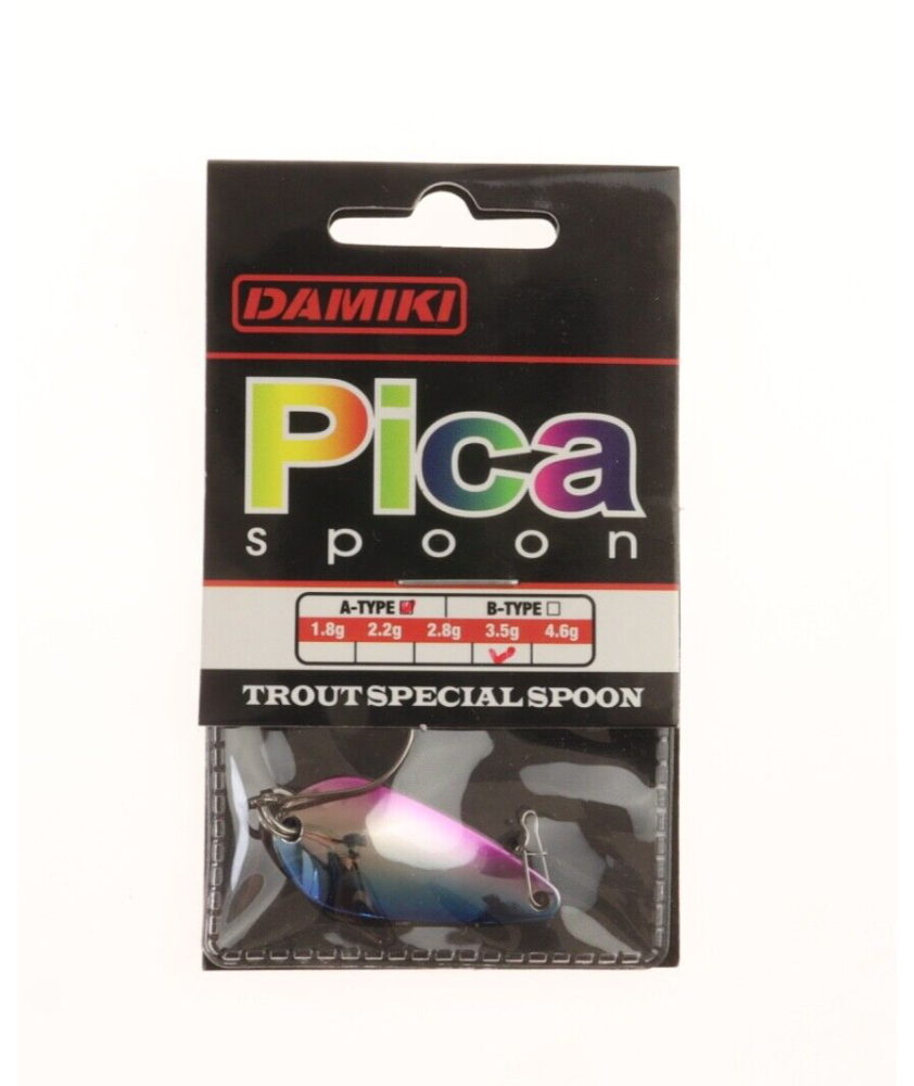 DAMIKI - PICA Micro SPOON - Trout Special 3.5 g - A Type - Rainbow Trout - AZ722