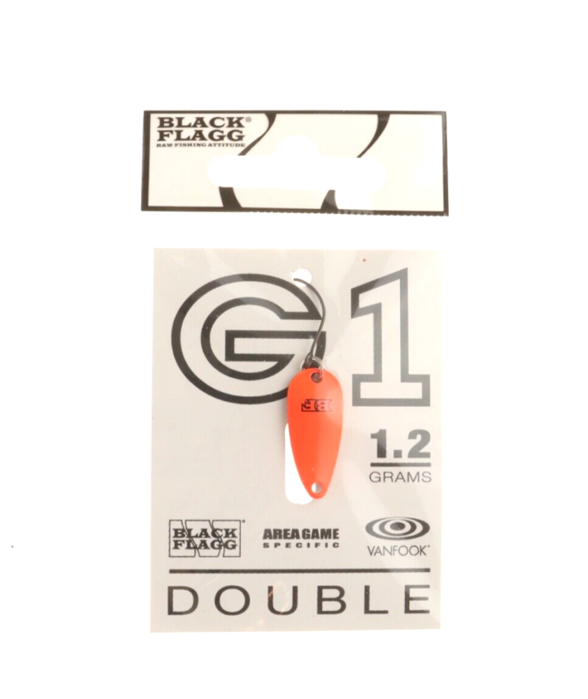 BLACK FLAGG - Micro Spoon AREA GAME Double 1.2 g - Hot Orange Chocolate  - AZ736