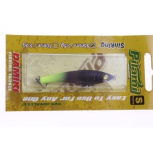 DAMIKI Minnow - Pirami 55S/009-1  - 3,5 g - 55 mm - Sinking - Green Tail - AZ610