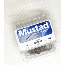 Ami da pesca MUSTAD - Ref. 225N-NI - Size 5 - Pezzi 50 - EF91