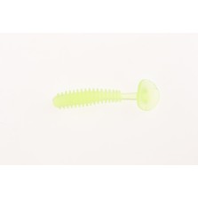 DAMIKI FISHING TACKLE - R Grub - 2" - 5,5 cm - Glow - 12 pezzi - AZ644