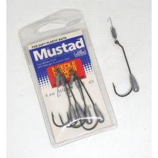 Ami MUSTAD Needle Power Lock - Ref. 91762BLN - Size 4/0 - Pezzi 4 - EF120