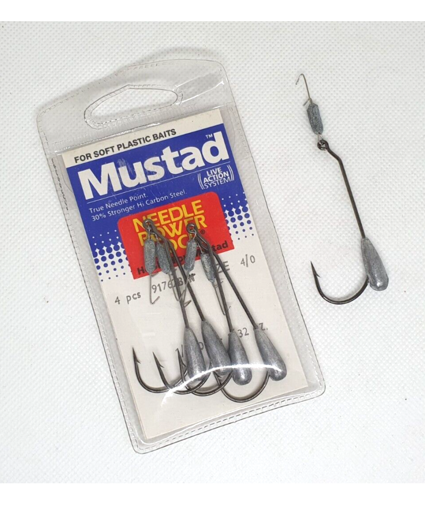 Ami MUSTAD Needle Power Lock - Ref. 91762BLN - Size 4/0 - Pezzi 4 - EF120