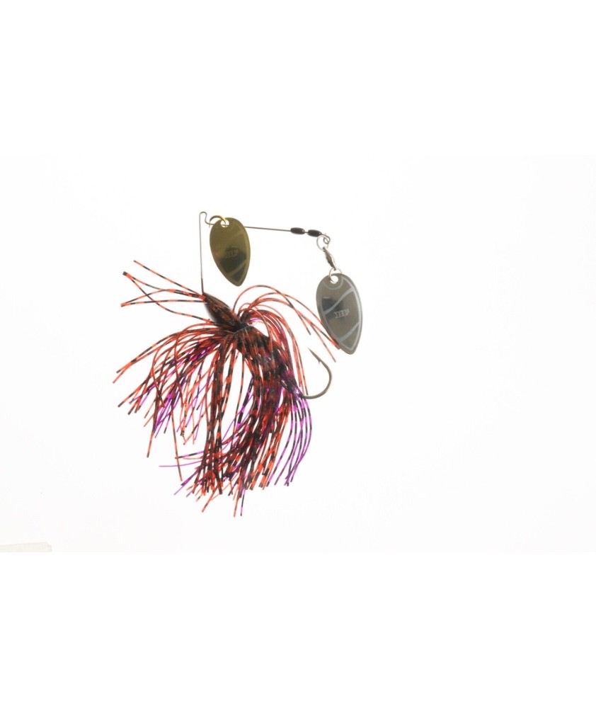 SPINNERBAIT - 19 gr - Black bass - assemblato con accessori Black Flagg - AZ789